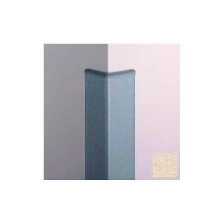 Pawling Surface Mounted Corner Guard 90Deg, 3'' Wings, 12'H W/Caps, Chablis CG-10R-12-497